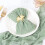 50 τεμάχια χαρτοπετσέτες σε χρώμα τυριού Sage Green (21x21"), συμβατές με γάμο, πάρτι 3