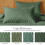 Green Microfiber Quilt Bedding Set Full/Queen 3-Piece 3