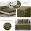 Queen Comforter Set Olive Green 7-Piece OEKO-TEX Certified 3