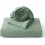 King Size Duvet Cover Set Prewashed Cotton-Like Soft Sage 7