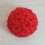 Artificial Rose Flower Ball 13cm Red 2