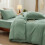 Ensemble de housse de couette Queen avec fermeture éclair 4 pièces 5