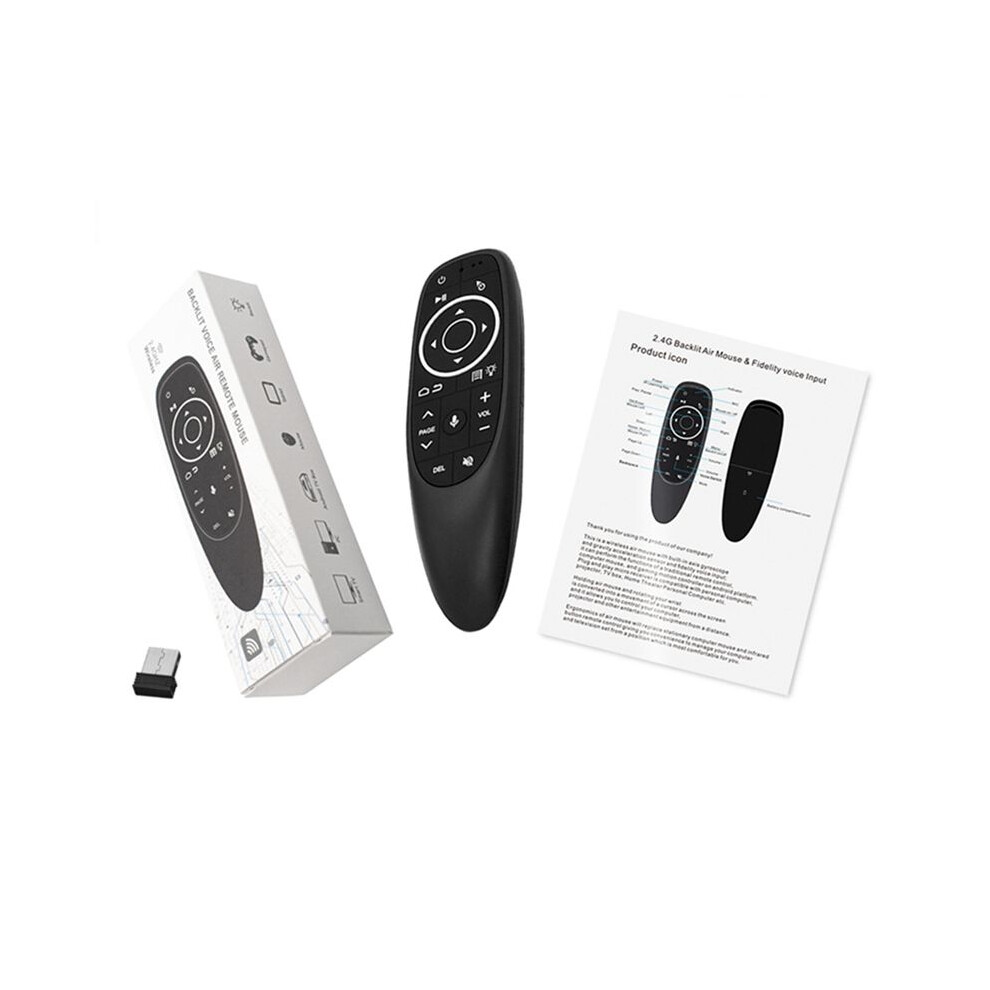 G10s Pro Remote Control For Android Tv Box Voice Remote Control 2.4G Wireless Mouse Gyroscope Ir Remote Led Backlight 4713607163707