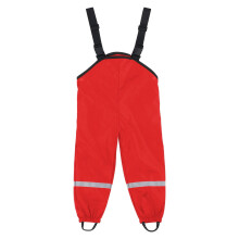 Peto impermeable unisex para niños Rbaofujie, resistente al viento y al agua, color rojo.