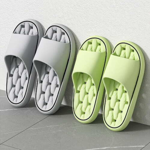 Comode ciabatte con cuscino, sandali antiscivolo, pantofole morbide, scarpe per casa e per esterni, calde 1