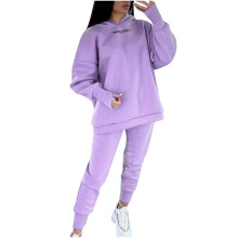 Seturi asortate pentru femei, cu guler rotund, hanorace cu mânecă lungă, pulover solid, bluze și pantaloni largi, trening, seturi de lenjerie