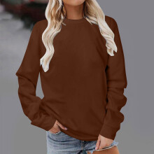 Damen-Tops in Übergrößen 2023: Modische Langarm-Freizeithemden mit Print, Rundhalsausschnitt, Sweatshirt-Pullover, lockere Tunika-Tops – bis zu