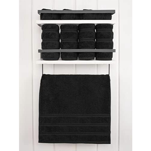 Ensemble de 6 serviettes en coton turc 600 g/m² 1