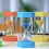 5 Minute Sand Timer for Kids Unbreakable Hexagon Hourglass Clock Durable Plastic Classroom Blue 5