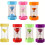 5 Minute Sand Timer for Kids Unbreakable Hexagon Hourglass Clock Durable Plastic Classroom Blue 2