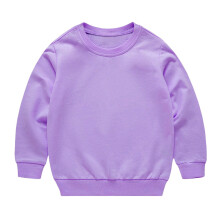 Boys And Girls Long Sleeve Shirts Solid Color Round Neck Long Sleeve Top Casual And Comfortable Hoodie Basic Tees for Teen Youth