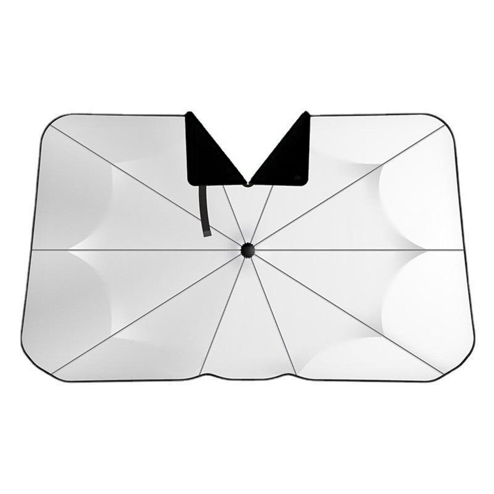 Windshield Sun Shade Umbrella, With V-Groove, Sun Protection Visor, Heat Insulation Protection, With Storage Pouch 9450273734064