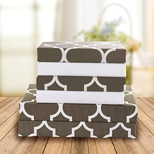 Queen Microfiber Sheet Set 6-Piece Deep Pocket 1
