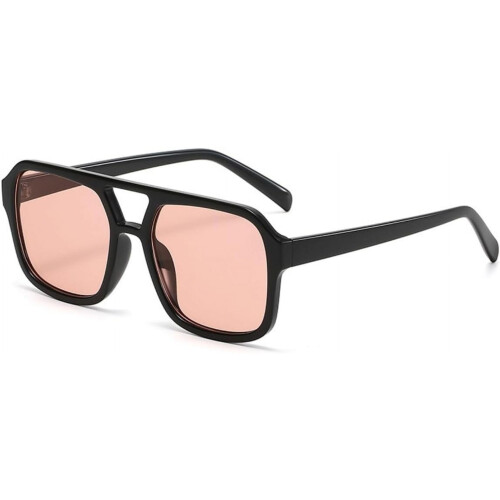 Γυαλιά ηλίου Retro70s Square Aviator για γυναίκες και άνδρες, vintage ορθογώνια γυαλιά ηλίου με 1