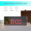 Väckarklocka med LED-display och väckningssummer, 2-pack 6