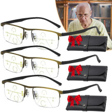 Lunettes de lecture progressives Lilcher Intellireaders avec filtre anti-lumière bleue, HD Vision Pro pour ordinateur, lecture et usage quotidien