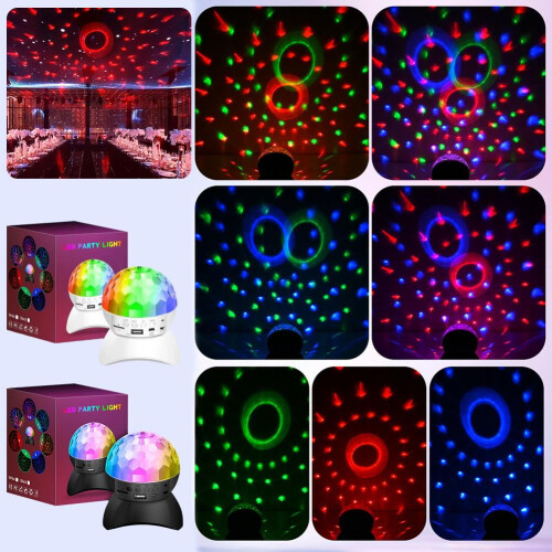 Glob disco LED cu difuzor, alimentat prin USB 1
