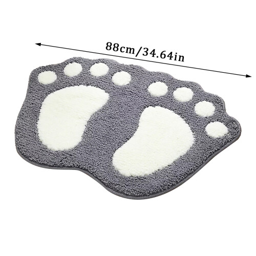 Non-Slip Bathroom Floor Mat – Absorbent Microfibre Rug 2