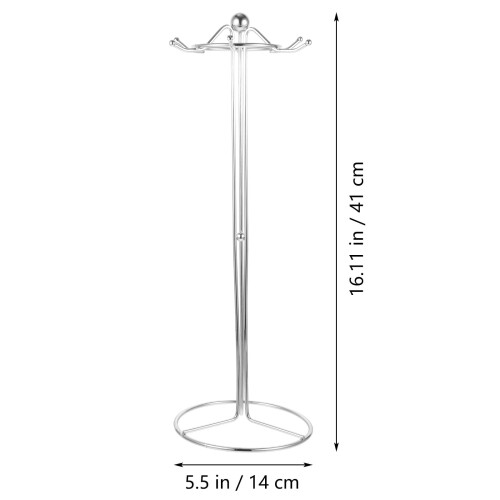 OUNONA universal skeholder med 6 kroge 1
