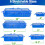 Ensemble de 6 couvercles de bols en silicone – Anti-fuites, réutilisables, 2