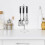 OUNONA universal skeholder med 6 kroge 3
