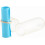 100 mini flacons à messages en forme de pilule, en plastique transparent 5