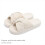 Παντόφλες για γυναίκες Memory Foam, Υπνοδωμάτιο, Κοτλέ, Φιόγκος, Σταυρωτές παντόφλες, 6