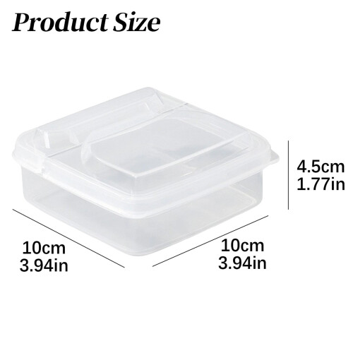 Lufttett ostebeholder PP10x10x4,5cm 2