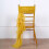 BalsaCircle6Mustard Yellow Premium Solid Curly Chiffon Chair Sashes Slipcovers 3