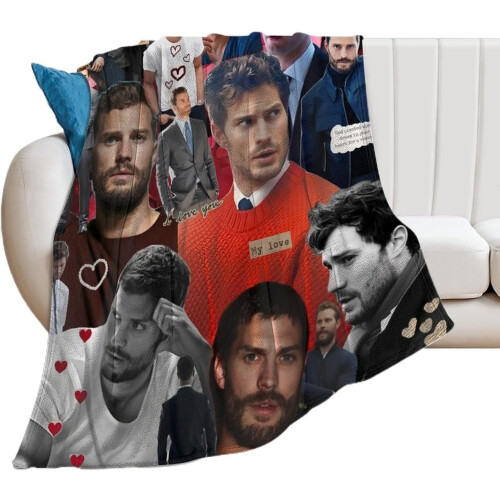 Manta de flanela Jamie Dornan 76x100cm
