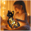 Shih Tzu LED Stained Glass Table Lamp 2