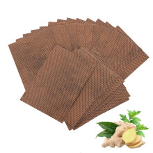 50pcs Mugwort Ginger Detox Patches, 10x7cm, Brown, 70g