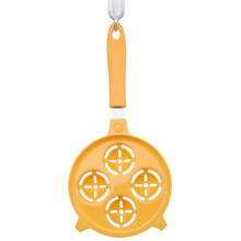 Stainless Steel Egg Separator with Ergonomic Handle for Fast Egg Yolk and White Separation Baking Tool