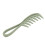10PCS Shark Teeth Hair Comb, Wheat Straw, WideTooth 15