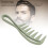 10PCS Shark Teeth Hair Comb, Wheat Straw, WideTooth 8