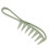 10PCS Shark Teeth Hair Comb, Wheat Straw, WideTooth 13