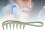 10PCS Shark Teeth Hair Comb, Wheat Straw, WideTooth 9