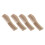 Fine Wide Tooth Wheat Straw Comb Set - 10 Pcs 1