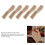 Fine Wide Tooth Wheat Straw Comb Set - 10 Pcs 3