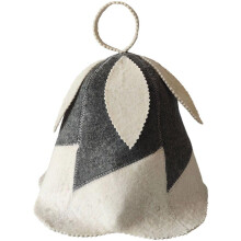 Unisex Wool Felt Sauna Hat HeatInsulating Cap for Russian Banya and Hair Protection
