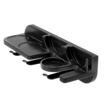 Wall Mounted Portafilter Stand with Tamper Holder and Cloth Rack for Home Espresso Bar Organizer
