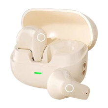 Mini trådløse Bluetooth-øretelefoner med støjreduktion, semi-in-ear, 80 timers samlet spilletid, Bluetooth 5.4, hurtig forbindelse til sport og
