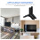 Universal TV Stand Base Adjustable Height for 32-65 Inch 6