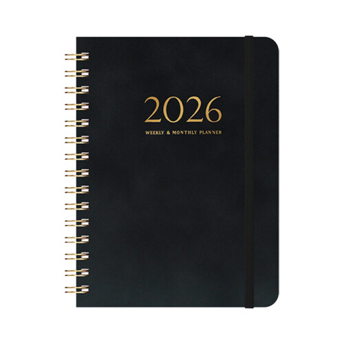 A5 Dagelijkse planningplanner Hardcover 2025-2026 1
