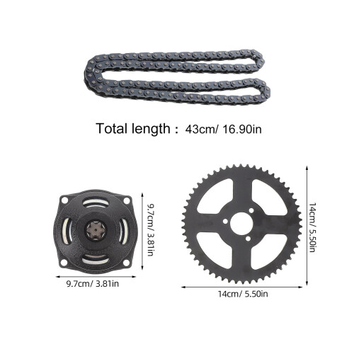 1 Set di componenti in alluminio per acceleratore per minimoto 6T 1