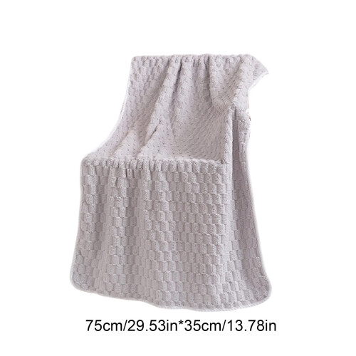 Πετσέτα Fleece με μοτίβο σύννεφων από κοράλλι, απαλή και απορροφητική πετσέτα 2