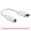 USB Type C til AUX3.5mm Kabel - Høretelefonadapterkabel USB-C Android Hvid G0X0 5