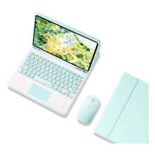 Husă cu tastatură Bluetooth și mouse compatibilă cu iPad de 10,2 inci - Protecție și versatilitate supreme