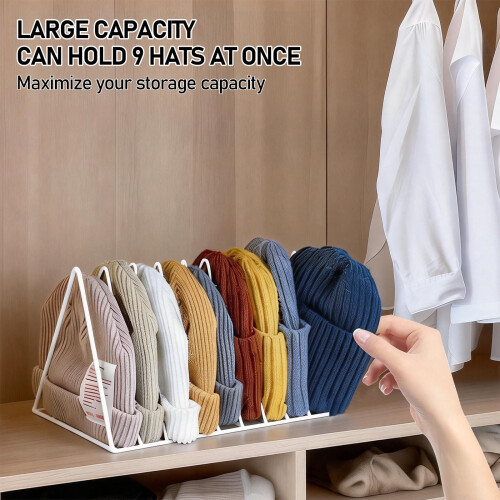Schwarzer Hutablage-Tischorganizer, 2er-Pack, 9 Fächer 2