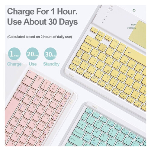 Bluetooth-tastaturdeksel til iPad 9,7 tommer 2